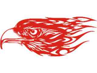  Eagle Flame Head_ 1 8_ E F 1 Decal Proportional