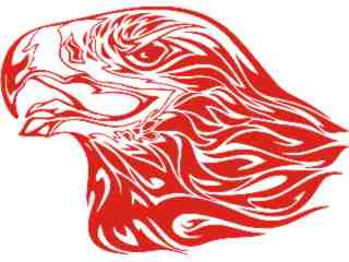  Eagle Flame Head_ 1 9_ E F 1_ D T L Decal Proportional