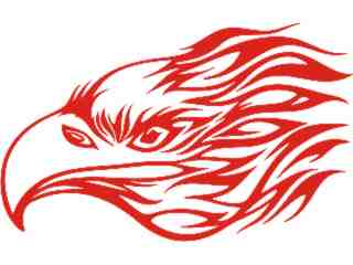  Eagle Flame Head_ 2 4_ E F 1 Decal Proportional