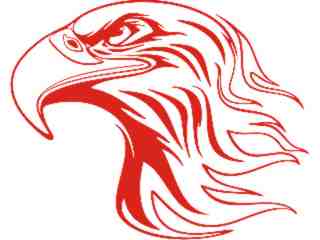  Eagle Flame Head_ 2 8_ E F 1 Decal Proportional