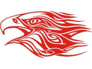  Eagle Flame Head_ 3 1_ E F 1 Decal Proportional