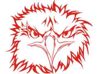  Eagle Flame Head_ 3 4_ E F 1 Decal Proportional