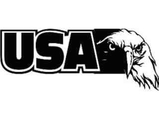  Eagle U S A 2 Decal Proportional