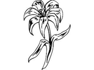  Easter Lily M G_ P A 1 Decal Proportional