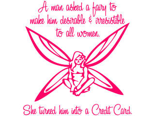  Fairy Credit Card Decal Proportional