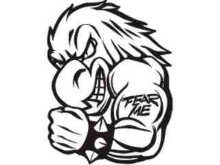  Fear Mascots Hawk 0 5 8_ 3 D G Decal Proportional