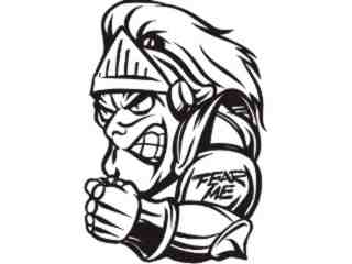  Fear Mascots Knight 0 6 4_ 3 D G Decal Proportional