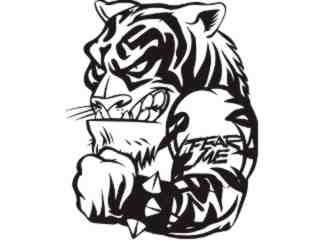  Fear Mascots Tiger 0 7 2_ 3 D G Decal Proportional