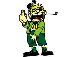  Finger Leprechaun_ G D 1 Decal Proportional
