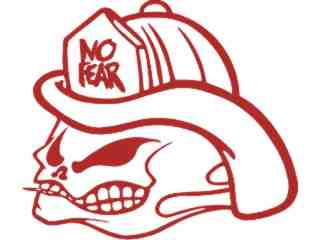  Fire Fighter Flame Guy Decal Proportional