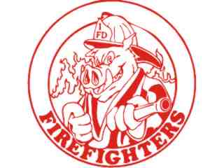  Fire Fighter Hog Decal Proportional