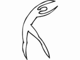  Fitness Silhouettes_ 3 5 Decal Proportional