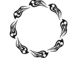 Flames Round_ 0 9 1 Decal Proportional