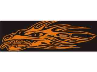  Flaming Dragon Head_ I N V Decal Proportional