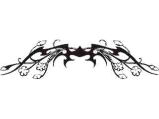  Flowers Tattoo_ 0 3 9 Decal Proportional