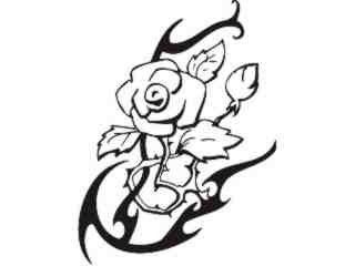  Flowers Tattoo_ 0 4 0 Decal Proportional