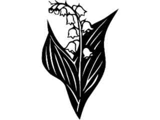  Flowers_ Lily Of The Valley_ 1 5 5_ V A 1 Decal Proportional