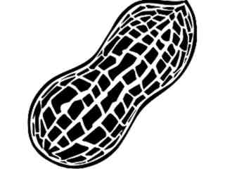  Food Drink_ Peanut_ P A 1 Decal Proportional