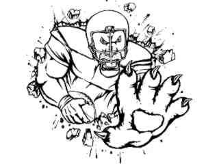  Football Lion Push Through_ M B 1_ D T L Decal Proportional