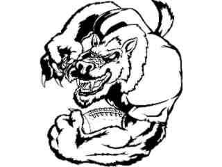  Football Wolf Hold_ M B 1_ D T L Decal Proportional