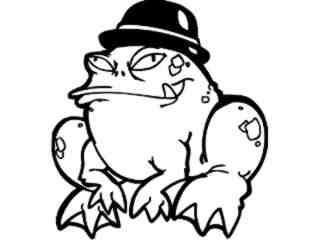  Frog Tophat_ G D G Decal Proportional