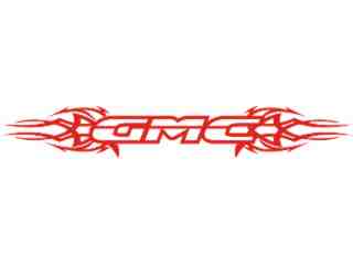  G M C- Tribal 2 Decal Proportional