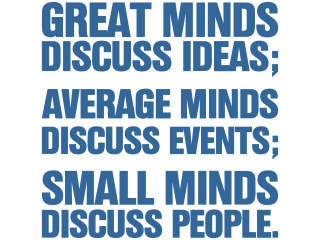  Great Average Small Minds Decal Proportional