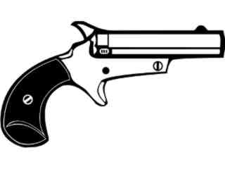  Guns_ Derringer Single Barrel_ 1 6 6_ V A 1 Decal Proportional