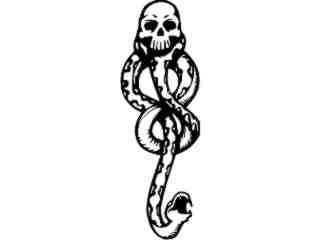  Harry Potter Snake 1 Decal Proportional