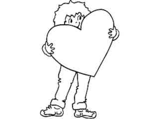  Heaart Valentine Kid_ 0 5 0_ V A 1 Decal Proportional
