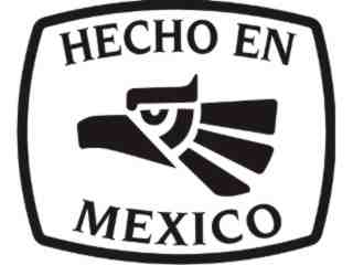  Hecho En Mexico Decal Proportional