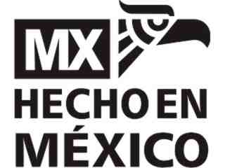  Hecho En Mexico M X Decal Proportional