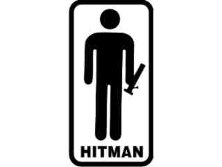  Hitman Bong Weed Decal Proportional