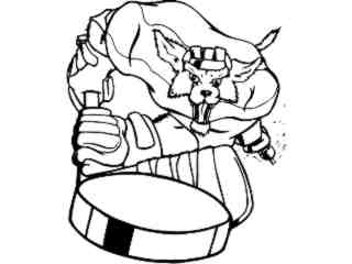  Hockey Wolf_ M B 1 Decal Proportional