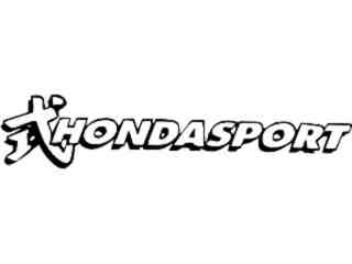  Honda Sport 1 Decal Proportional