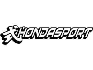  Honda Sport 2 Decal Proportional