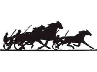  Horse Carriage Racing_ C U 1 Decal Proportional