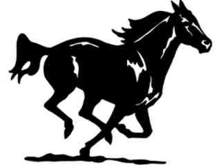  Horse Running_ 1 4 3_ V A 1 Decal Proportional