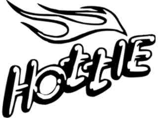  Hottie Flame Decal Proportional