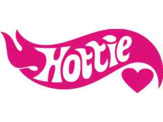  Hottie Hot Wheels Decal Proportional