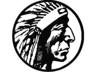  Indian Circle Decal Proportional