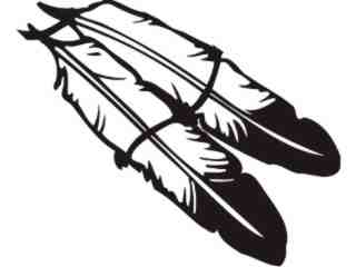  Indian Feathers 2a Decal Proportional