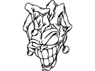  Jester Joker 1 Decal Proportional