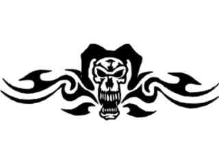  Jester Joker Tribal Decal Proportional