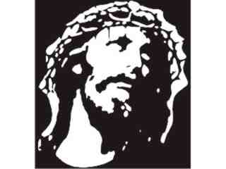  Jesus Crown_ I N V Decal Proportional