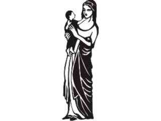  Jesus Heldby Mary Decal Proportional