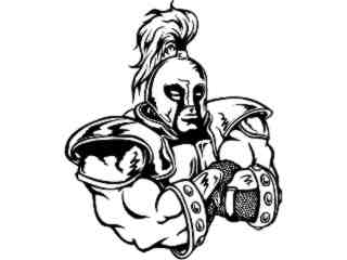  Knight Arms Crossed 2_ M B 1 Decal Proportional