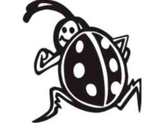  Lady Bug Decal Proportional