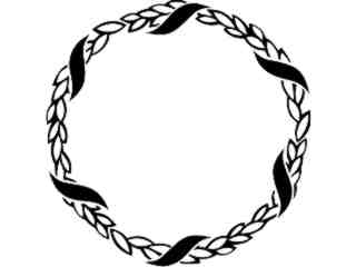  Laurel Wreath_ 1 8 5_ V A 1 Decal Proportional