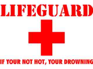  Lifeguard Hot Decal Proportional